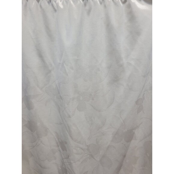 VINTAGE Beige NYLON W/ LACE TRIM HALF SLIP MADE IN USA SIZE M - Picture 5 of 10